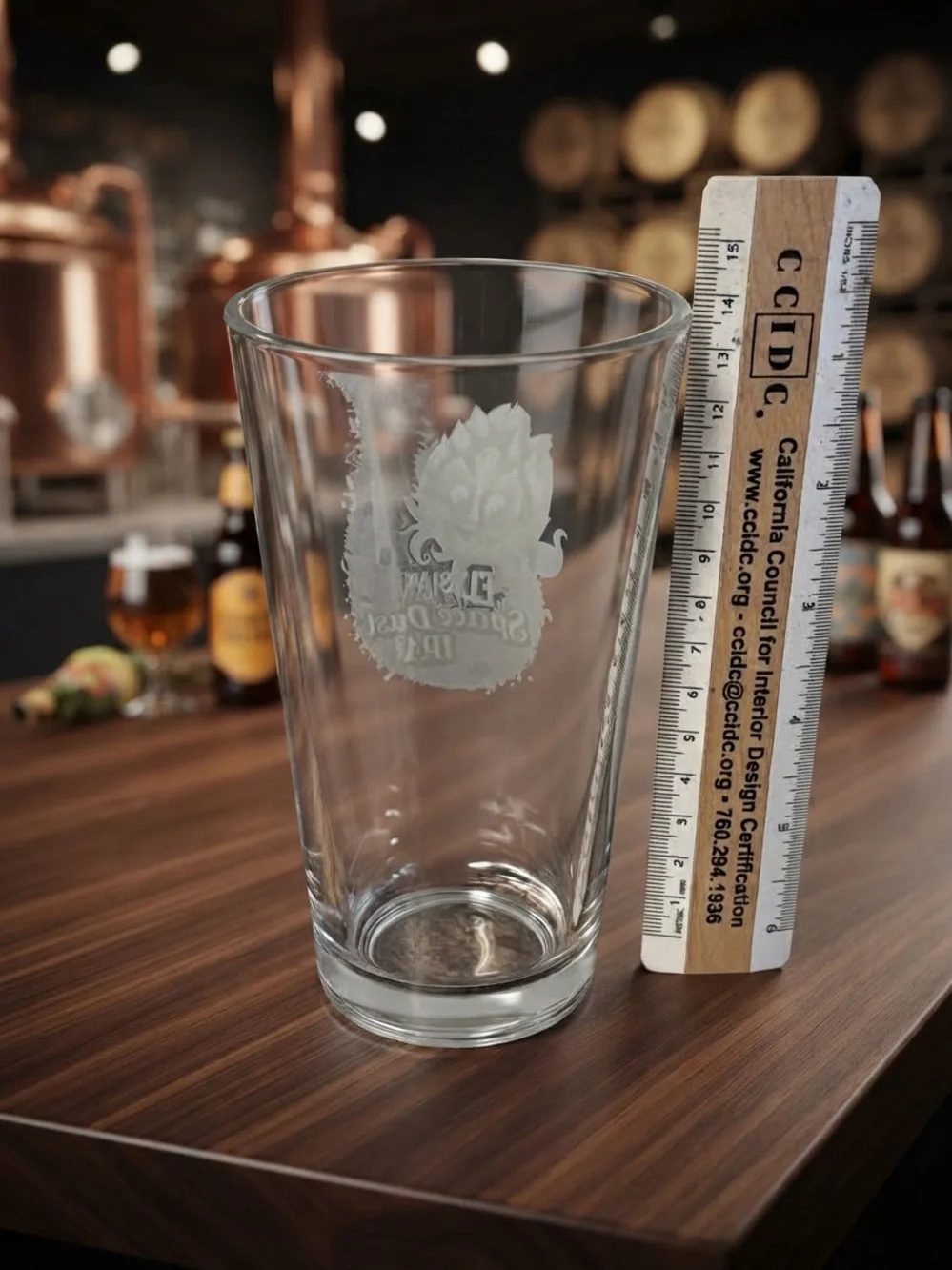 Elysian Space Dust IPA Pint Beer Glass - Breweriana Barware Theme . NWT